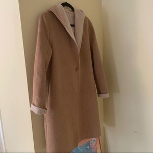 Uniqlo size M wool coat hooded